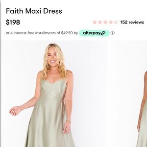 Show Me Your Mumu Faith Maxi Dress - Miss Green Satin Luxe